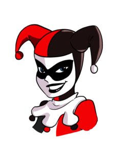 Harley Quinn drawing tutorial - web story - complete