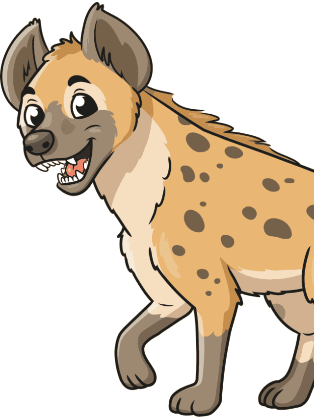 Hyena drawing tutorial - web story - complete
