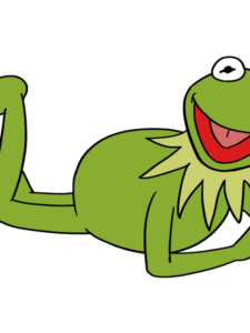 Kermit the Frog drawing tutorial - web story - complete