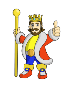 King drawing tutorial - web story - complete