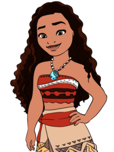 Moana drawing tutorial - web story - complete