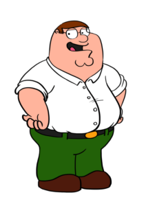 Peter Griffin from Family Guy drawing tutorial - web story - complete