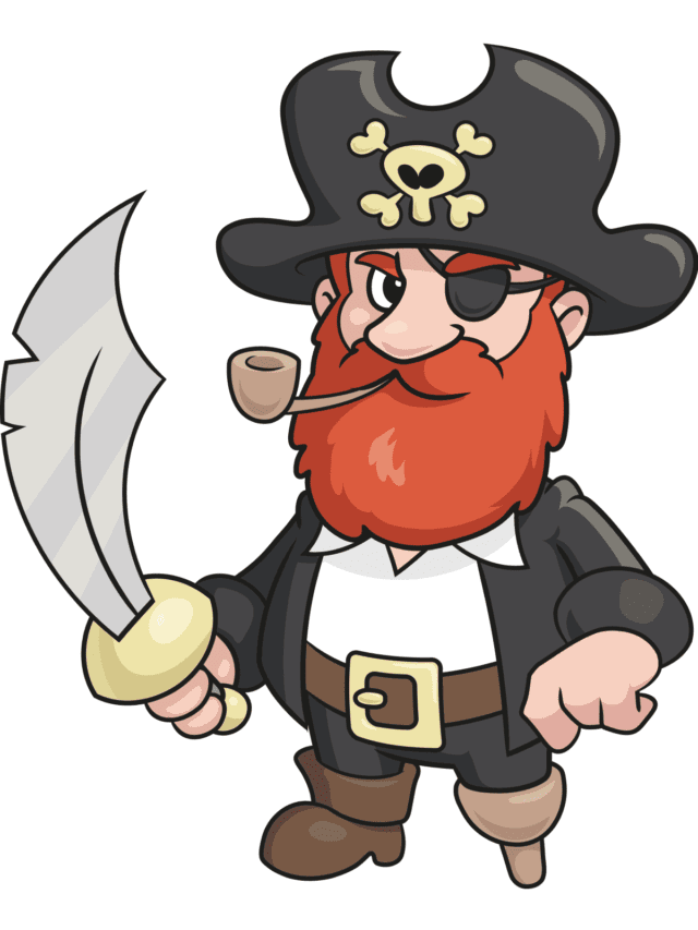 Pirate drawing tutorial - web story - complete