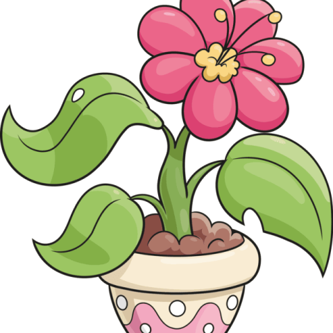 Potted Plant drawing tutorial - web story - complete