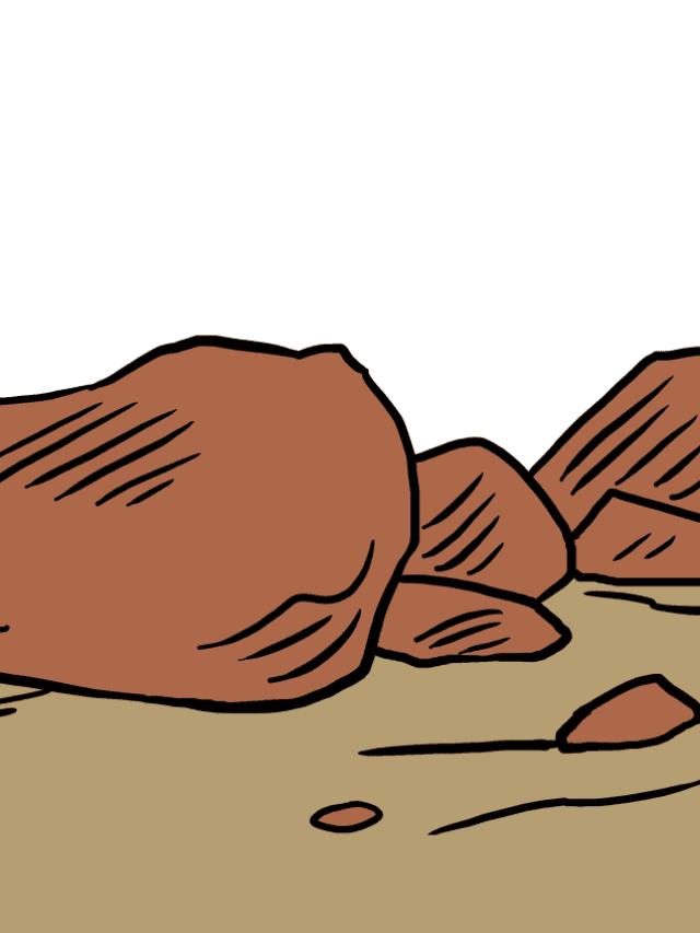 Rocks drawing tutorial - web story - complete