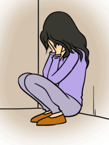 Sad Girl Crying drawing tutorial - web story - complete