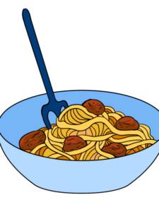 Spaghetti drawing tutorial - web story - complete