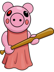 The Roblox Piggy drawing tutorial - web story - complete