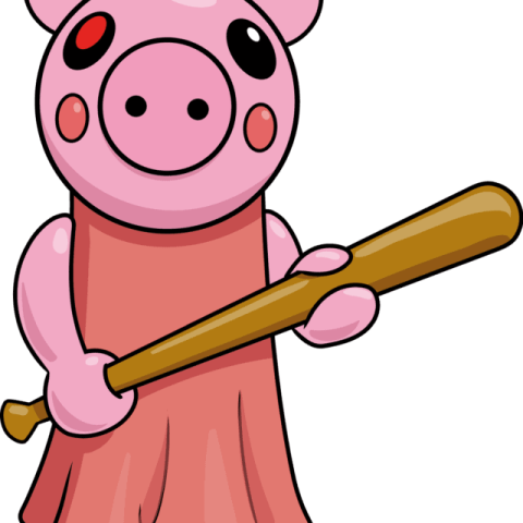 The Roblox Piggy drawing tutorial - web story - complete