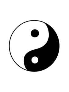 The Yin Yang Symbol drawing tutorial - web story - complete