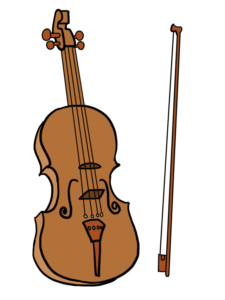 Violin drawing tutorial - web story - complete