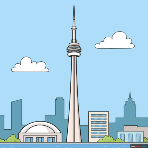 How to Draw the CN Tower Featured Image