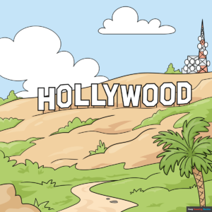 How to Draw the Hollywood Sign Featured Image