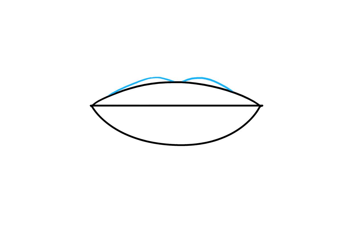 Lips Easy Tutorial Drawing Lips Ks2