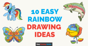 10 Easy Rainbow Drawing Tutorials for Kids Featured Image
