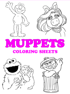 Free Muppets Printable Coloring Pages for Kids - Pinterest image