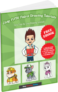 Easy PAW Patrol Drawing Tutorials - 3D eBook cover