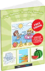 Easy Summer Drawing Tutorials - 3D eBook cover