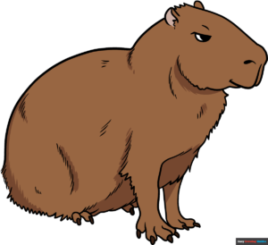 How to Draw a Capybara FEatured Image