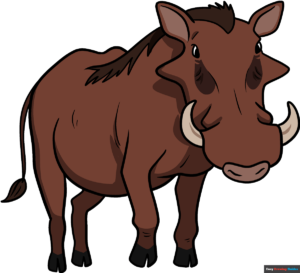 How to Draw a Warthog Featured Image