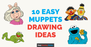 10 Easy Muppets Drawing Tutorials for Kids Featured Image