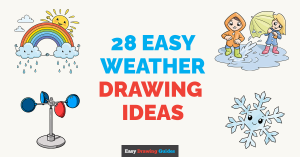 28 Easy Weather Drawing Ideas for Kids Featured Image