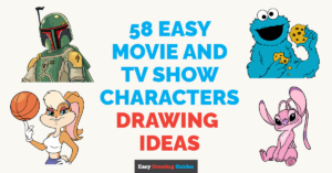 58 Easy Movie and TV Show Characters Drawing Ideas for Kids Featured Image