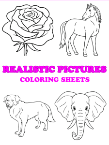 Free Realistic Pictures Coloring Pages Pinterest Image
