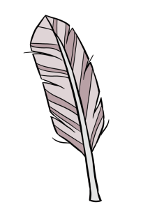 Feather drawing tutorial - web story - complete