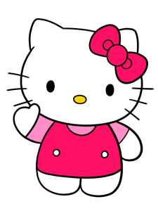 Hello Kitty drawing tutorial - web story - complete