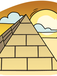 Pyramid drawing tutorial - web story - complete