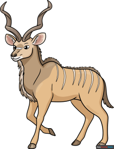 How to Draw a Kudu Featured Image