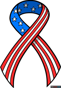 How to Draw a Patriotic Ribbon Featured Image