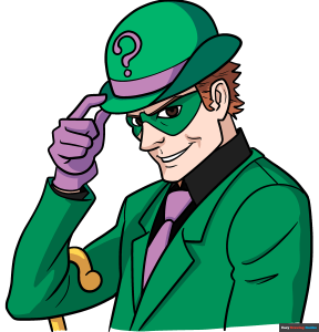 How to Draw the Riddler from Batman Featured Image