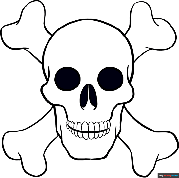Free printable Skull coloring image