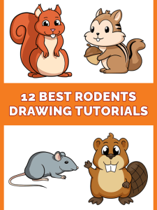 12 Best Rodents Drawing Tutorials Pinterest Image