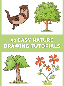 51 Best Nature Drawing Tutorials Pinterest Image