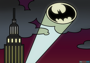 How to Draw the Bat Signal Featured Image