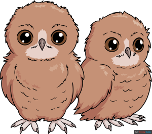 How to Draw Owl Babies Featured Image