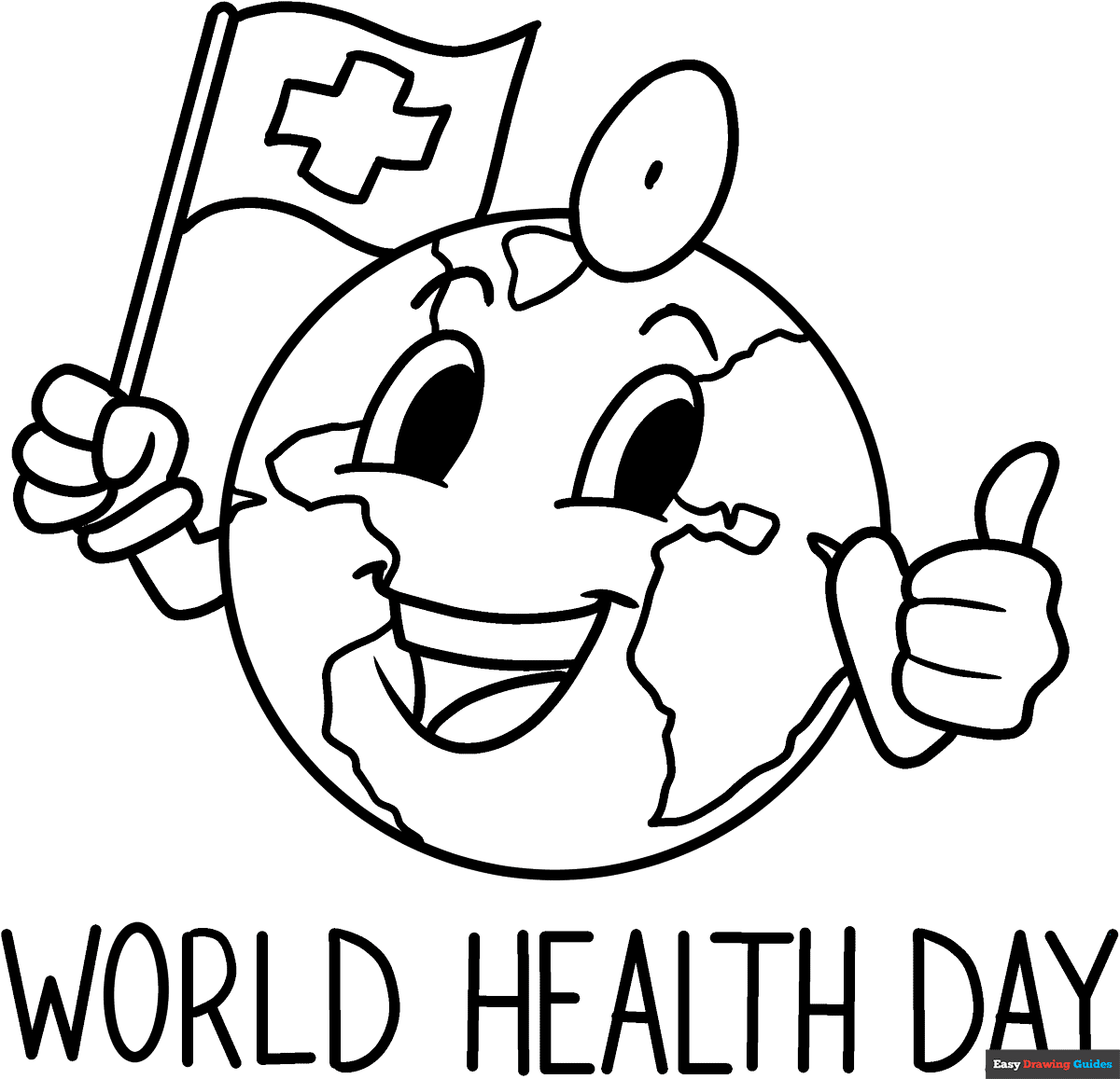 Coloring Sheet Health 2025 
