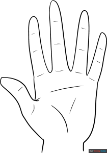 Free printable Anime Hand and Hand Gestures coloring page