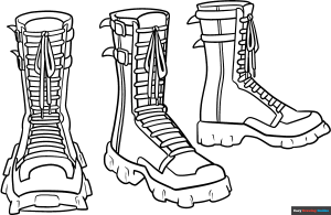 Free printable Anime Boots coloring page