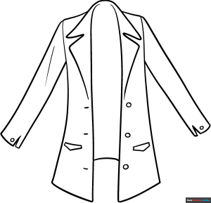 Free printable Coat coloring page