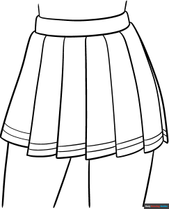 Free printable Skirt coloring page