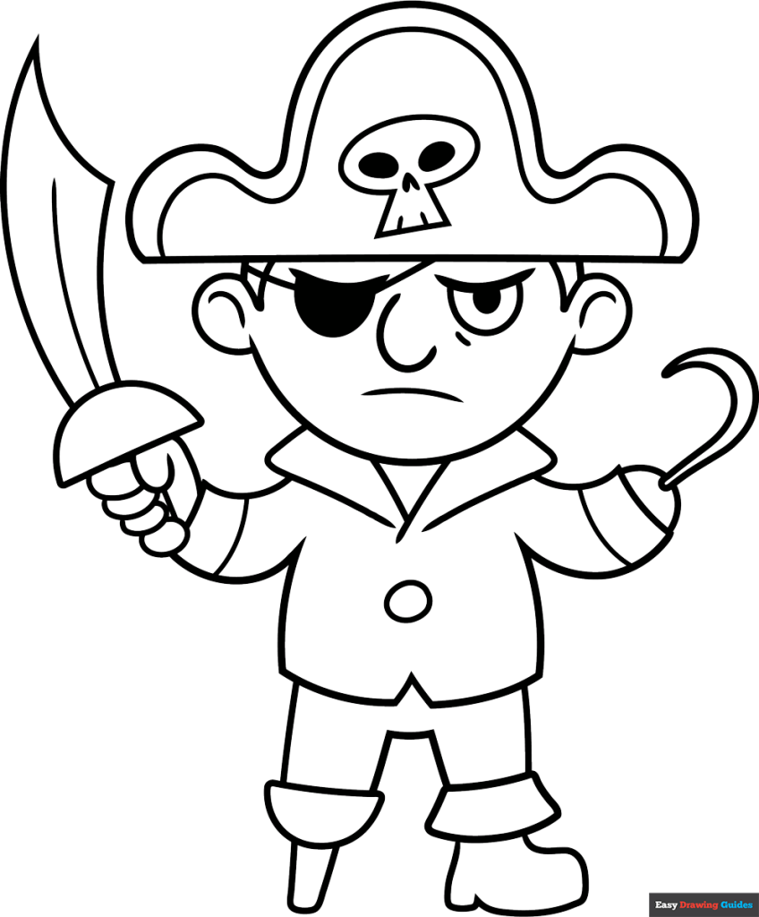 cartoon-pirate-coloring-page-easy-drawing-guides