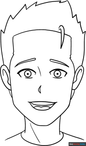 Free printable Anime Mouth Expression coloring page