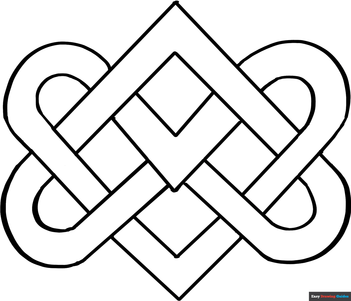 How To Draw A Celtic Knot Really Easy Drawing Tutorial