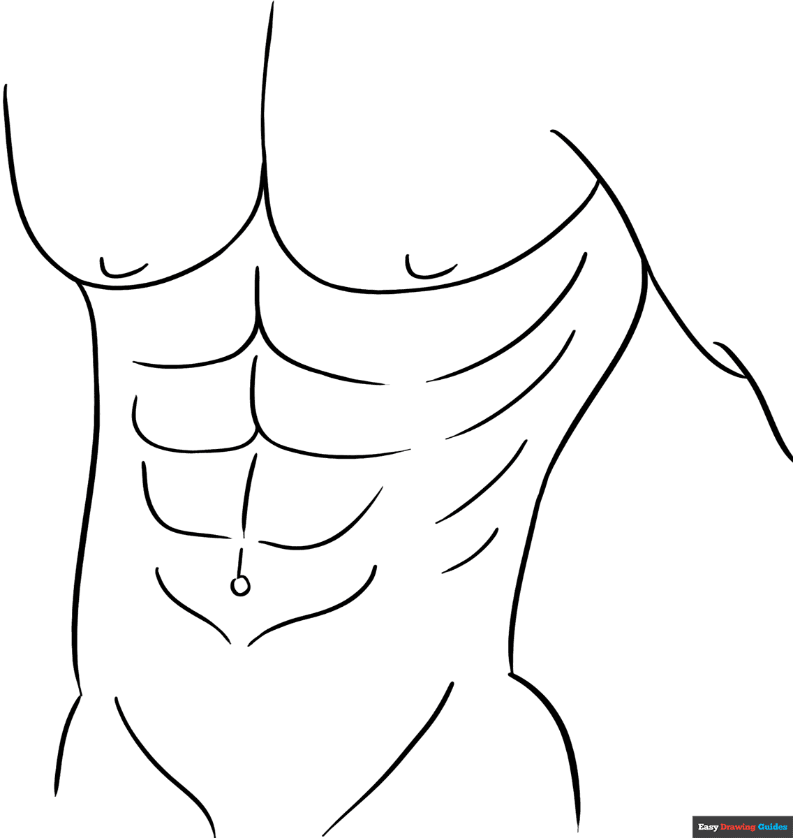 Free printable Abs coloring image