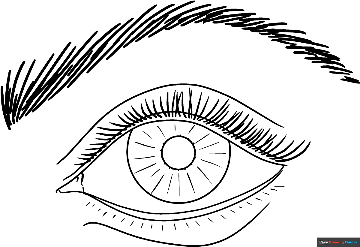 Coloring Eye Eyes Pages Scary Sheet Anime Drawing Printable Color Human Coloring Eye Eyes Pages Scary Sheet Anime Drawing Printable Color Human
