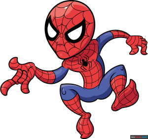 How to Draw a Cartoon Spider-Man Featured Image